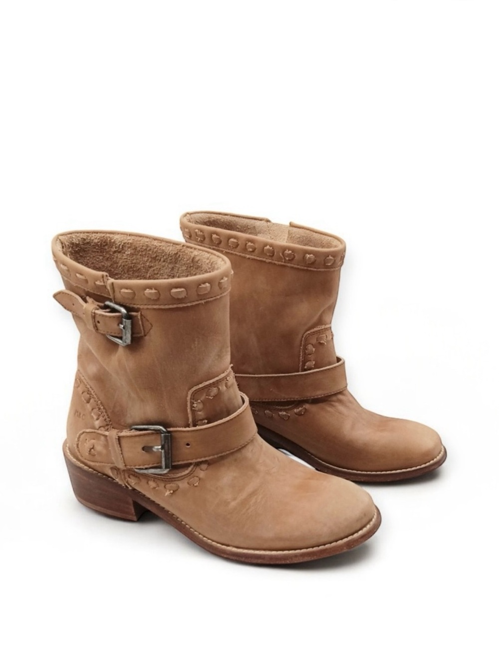 Musse & Cloud Anthropologie Anzel Western Moto Boots Size: 7